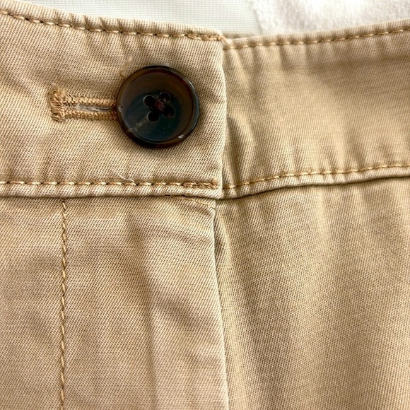 Talbots Khaki/Tan Straight Leg Chino. Size 12 Petite. Made with 2% Spandex - Picture 7 of 11